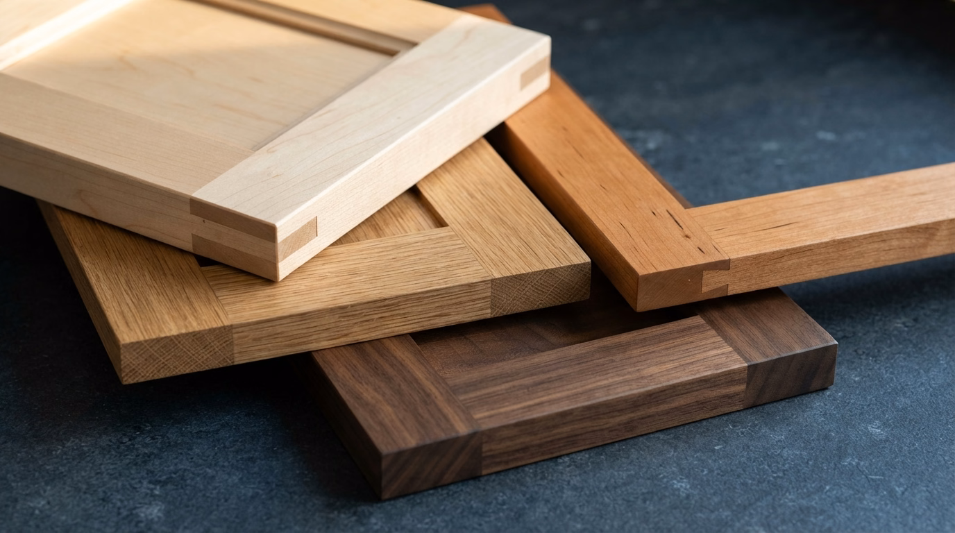 Solid Hardwood Cabinets in San Bernardino County.