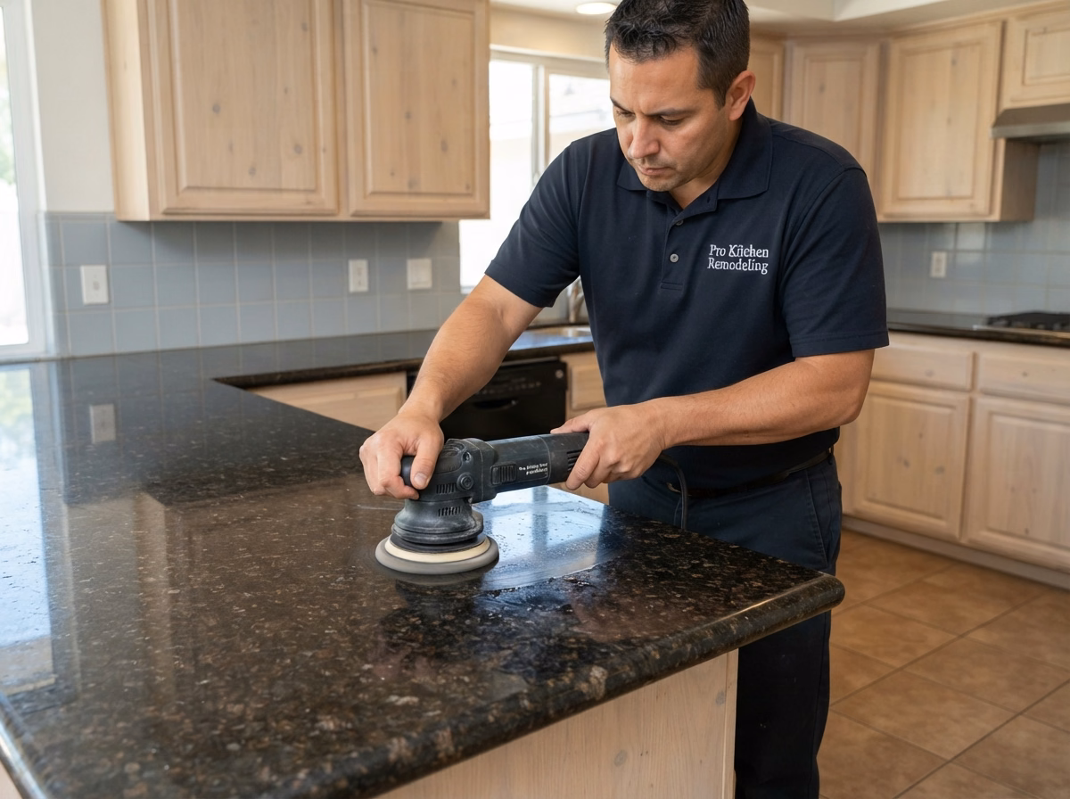 Countertop Repair Restoration in San Bernardino County.