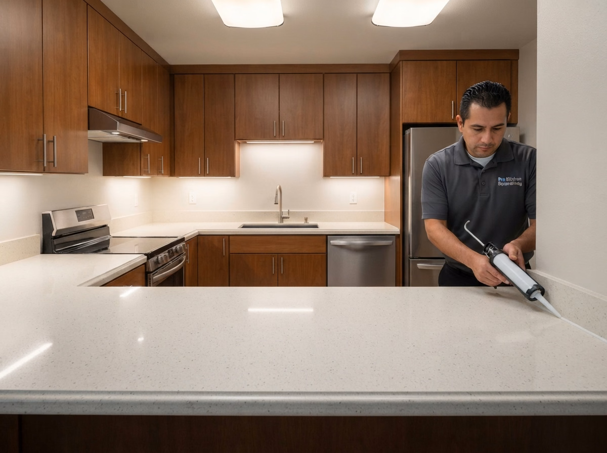 New Kitchen Countertop Installation in San Bernardino County.