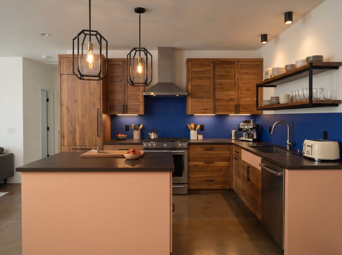 Industrial Mixed Metal Lighting in San Bernardino County.