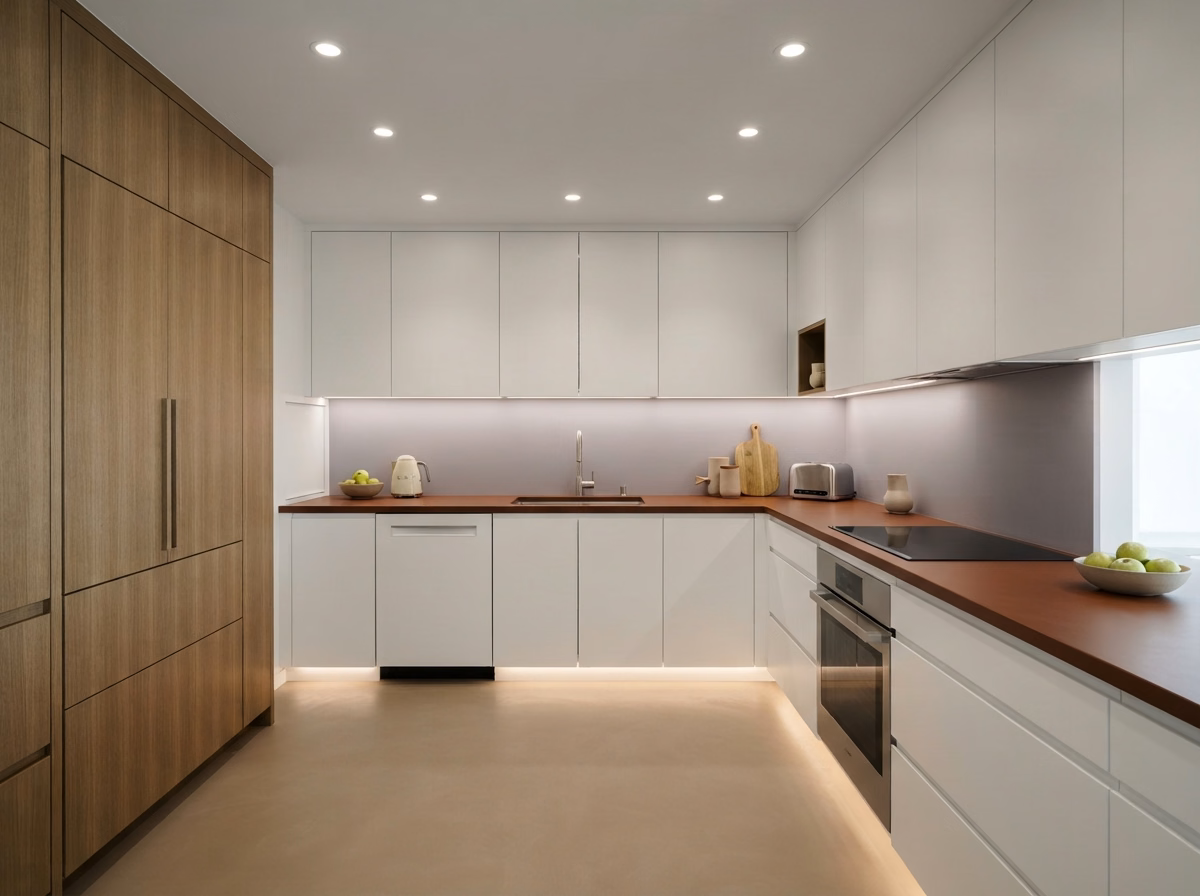 Minimalist Recessed Only Lighting in San Bernardino County.