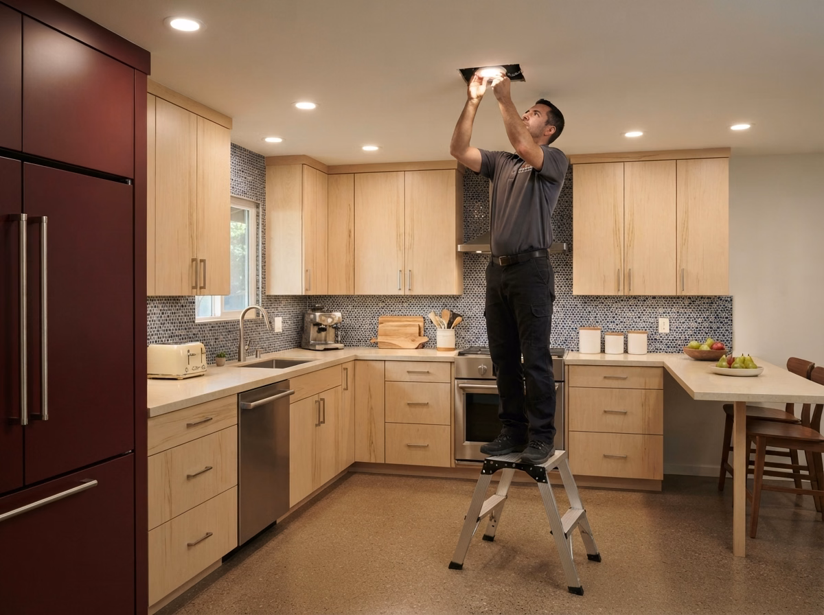 Recessed Lighting Installation in San Bernardino County.